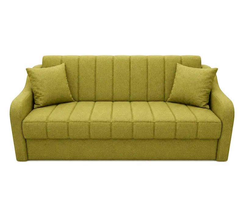 Canapea ALEX extensibila, 3 locuri, cu lada de depozitare, stofa verde măsliniu, 220x90x90 Verde Măsliniu