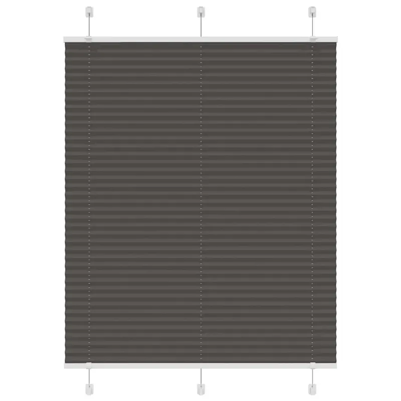 jaluza plisata negru 105x150 cm latime tesatura 104,4 cm