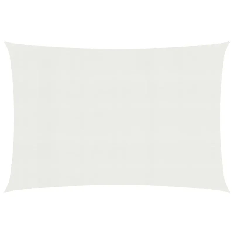 panza parasolar, alb, 2,5 x 4,5 m, hdpe, 160 g/m2