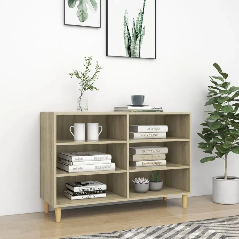 servanta, stejar sonoma, 103,5x35x70 cm, lemn compozit