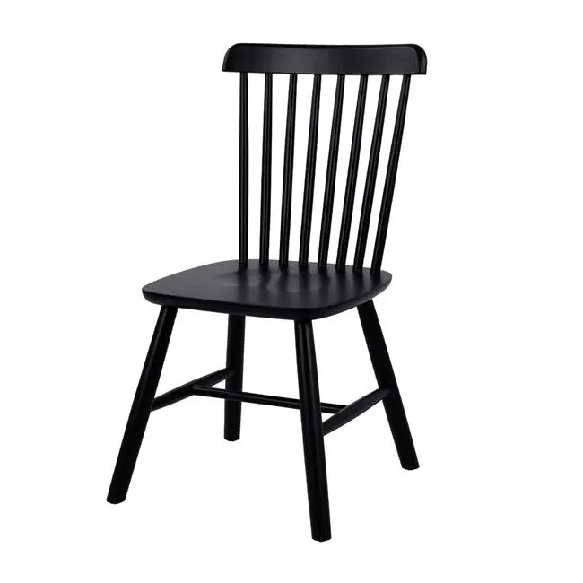 Scaun LETTI WOOD Negru - Negru
