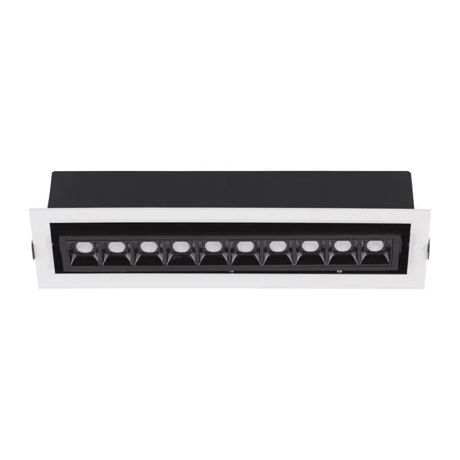 Spot incastrat CANTIA 32 CM - Negru