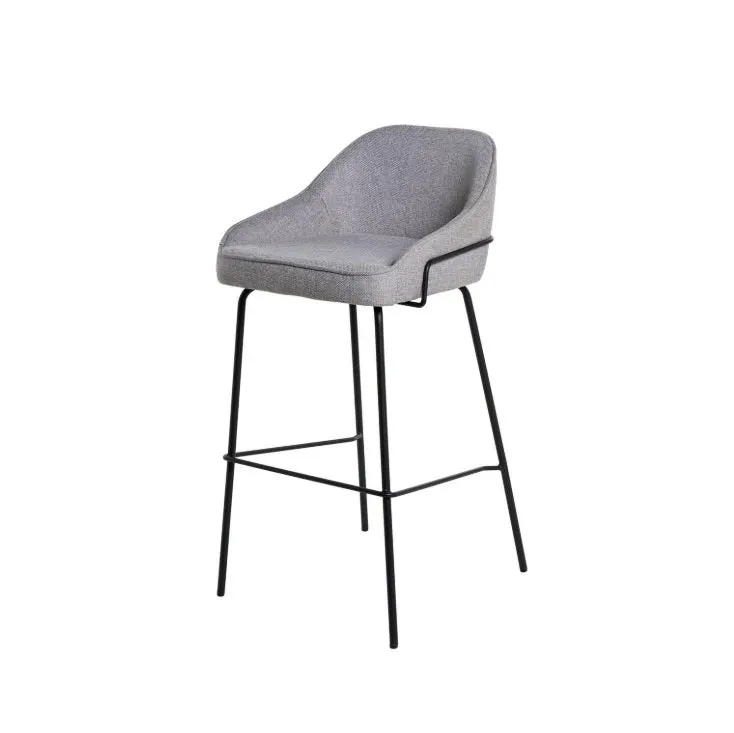 Scaun de bar LAINIS H77 CM - Grey