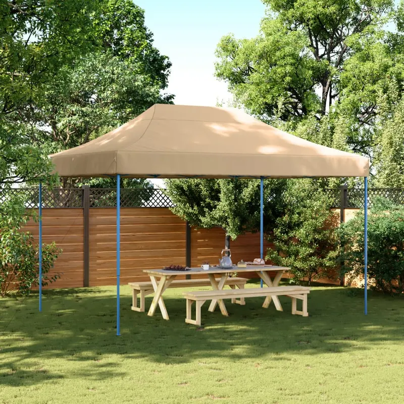 cort de petrecere pliabil pop-up, 410x279x315 cm, bej