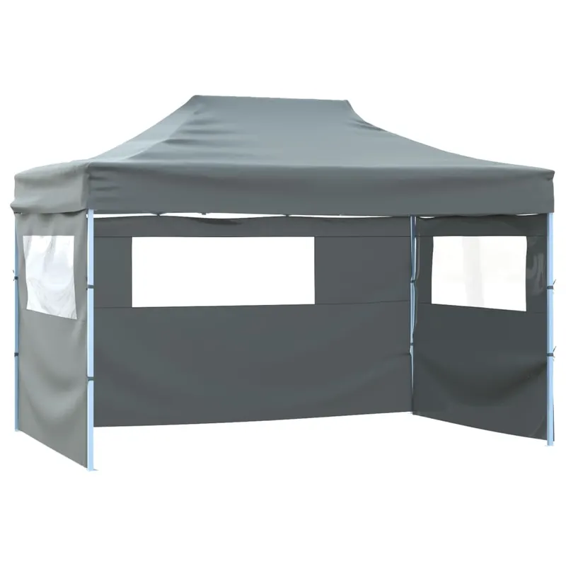 cort pliabil cu 3 pereti, 3 x 4,5 m, antracit