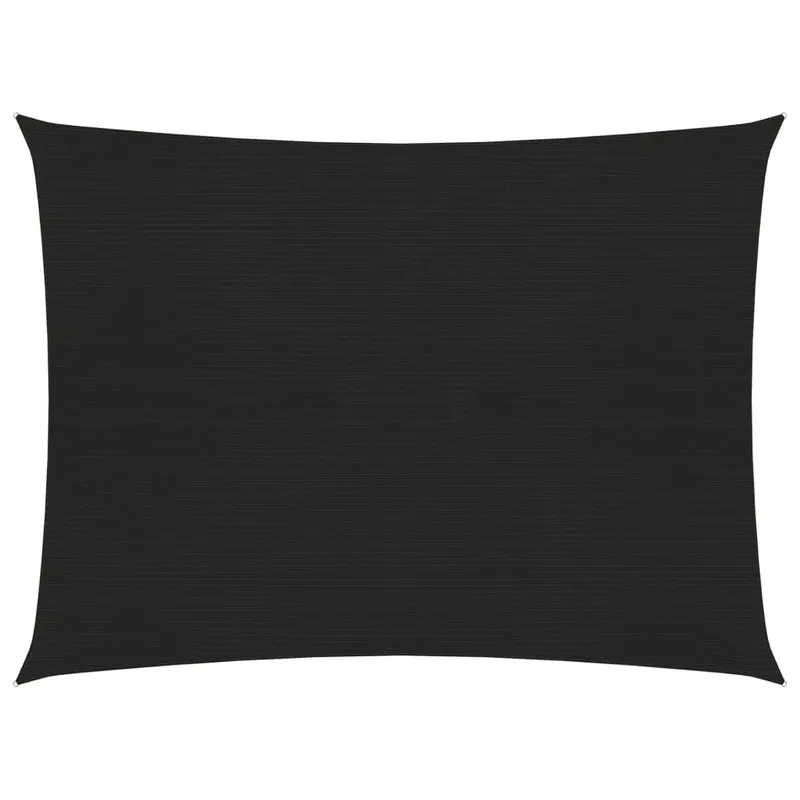 panza parasolar, negru, 3,5x4,5 m, hdpe, 160 g/m2