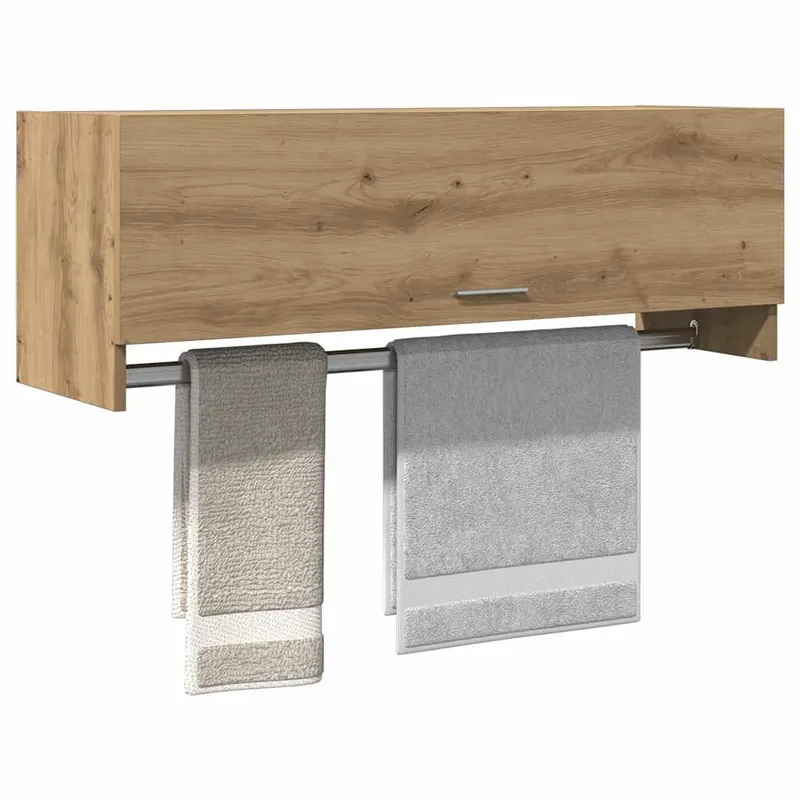 sifonier, stejar artizanal, 100x32,5x35 cm, lemn prelucrat