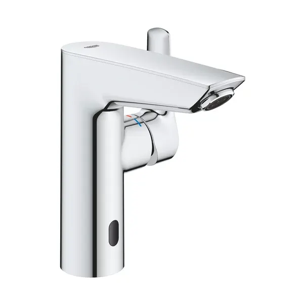 Baterie cu senzor Grohe 23975003, infrarosu Eurosmart, pentru lavoar, montaj pe lavoar, pe blat, crom