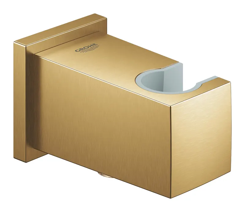 Cot de iesire Grohe 26370GN0, Euphoria Cube, 1 2 x 1 2 , suport para, mat, auriu