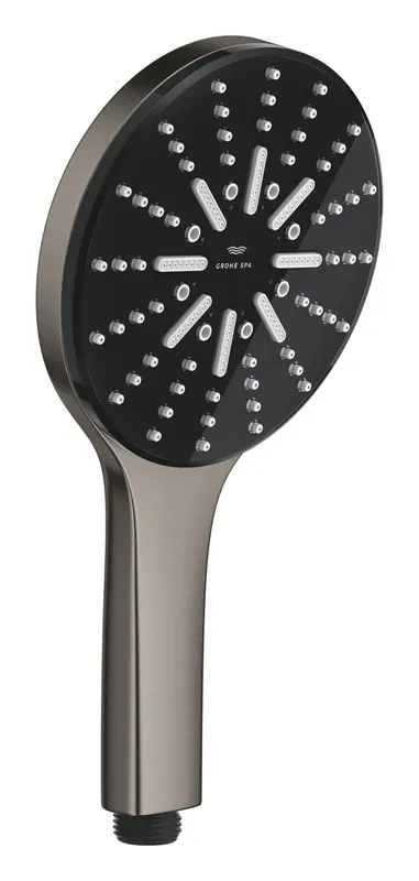Para de dus Grohe 101676AL00, SPA AQUA, 130 mm, 3 functii, ABS acril, mat, grafit
