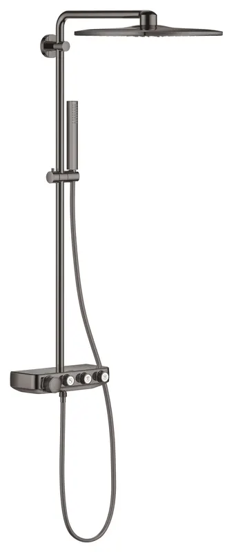 Sistem de dus Grohe 26508A00, SmartControl 310, termostat, 310 mm, 2 functii, lucios, grafit