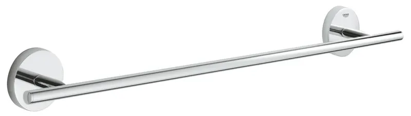 Bara prosop Grohe 41166000, 523 mm, 56 mm, 2 orificii instalare, 1 rafturi, pe perete, metal, posibiltiate lipire, Crom
