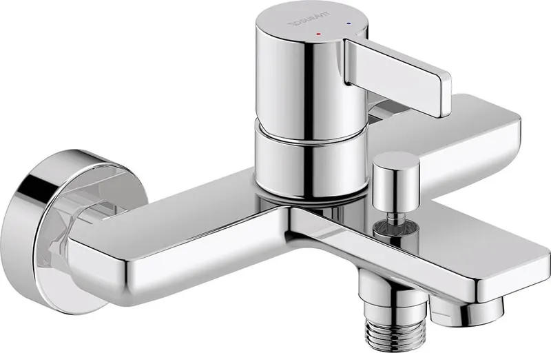 Baterie cada Duravit DE5230000010, D-Neo, montaj pe perete, tip incastrare aparent, tip comanda monocomanda, crom