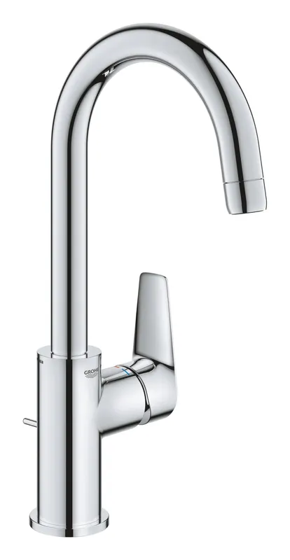 Baterie lavoar Grohe 24201001, Start Edge, tip comanda monocomanda, tip instalare pe lavoar, pe blat, crom