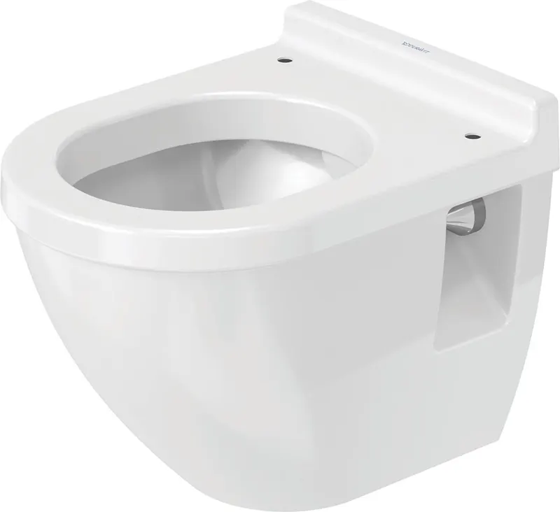 Vas WC Duravit 2202090000, Starck 3, montaj suspendat, tip clatire jet de apa, tip evacuare orizontala, alb