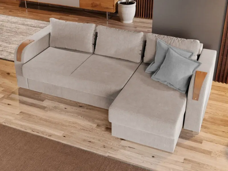 Coltar Extensibil Morelia Crem — imaginea 2