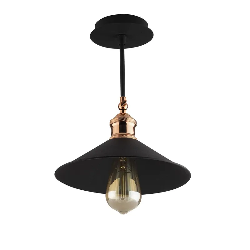 Lustra Litup 01, Negru, 24x24x31 cm - Negru