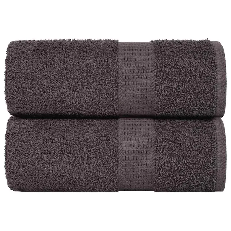 prosoape pentru oaspeti 2 buc antracit 360 g/m2 100% bumbac