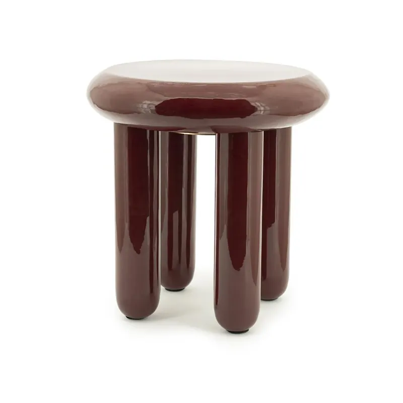 Masuta de cafea FINORE Ø43 x 45 CM - Visiniu