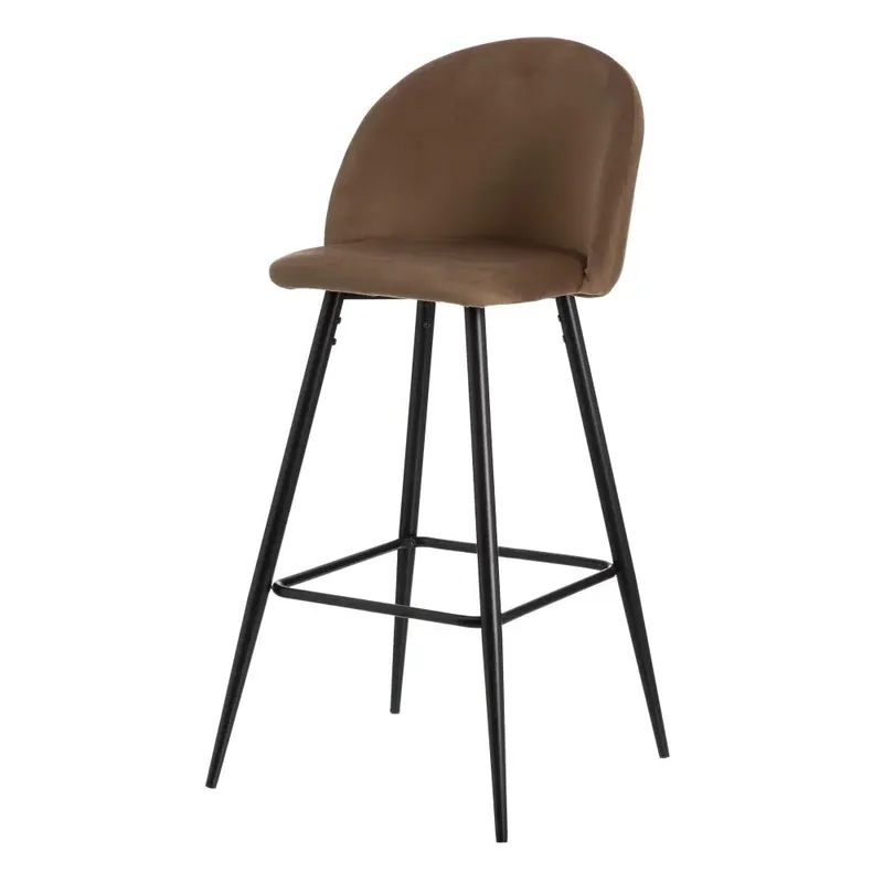 Scaun de bar PIGAL H75 CM - Maro