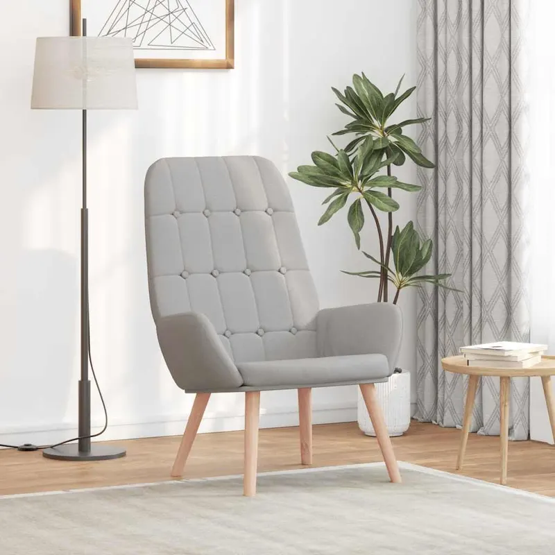 Scaun de relaxare cloud grey fabric