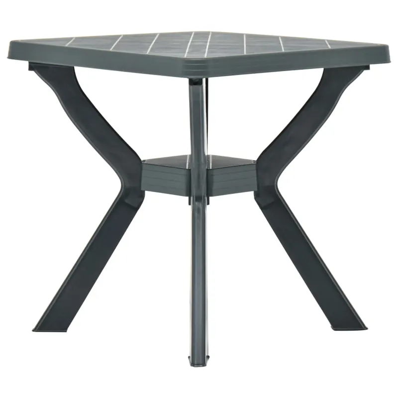 masa de bistro, verde, 70x70x72 cm, plastic
