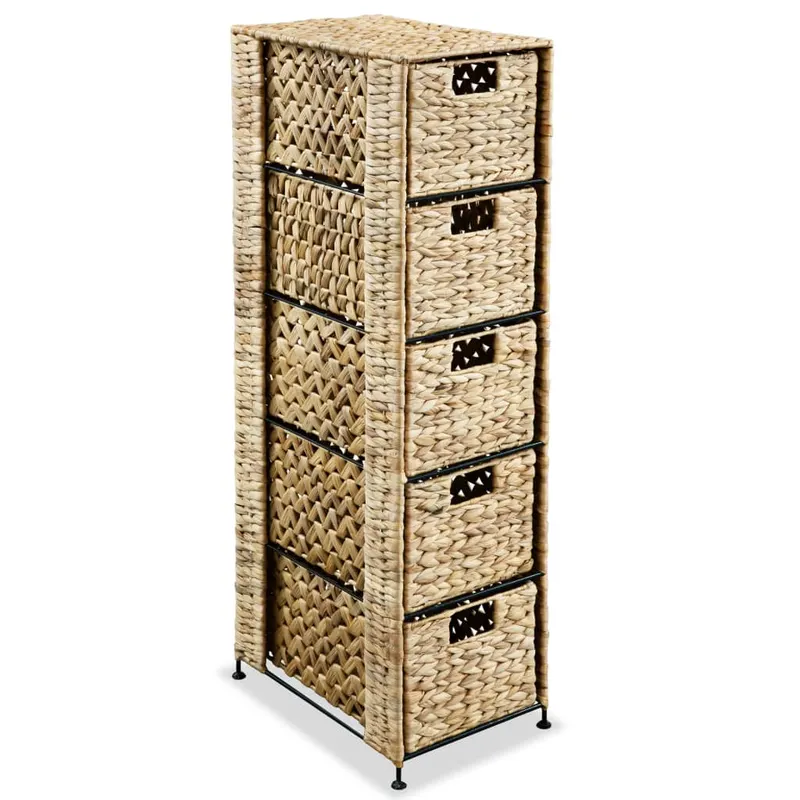unitate de depozitare cu 5 cosuri 25,5x37x100 cm zambila de apa