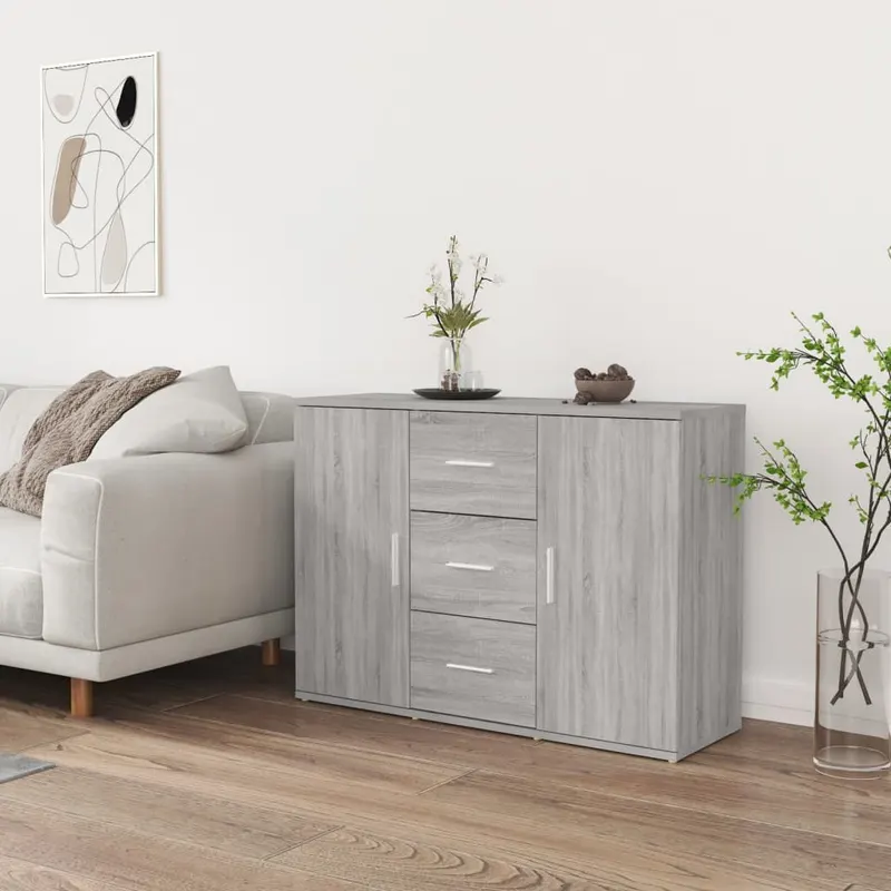 dulap, gri sonoma, 91x29,5x65 cm, lemn compozit