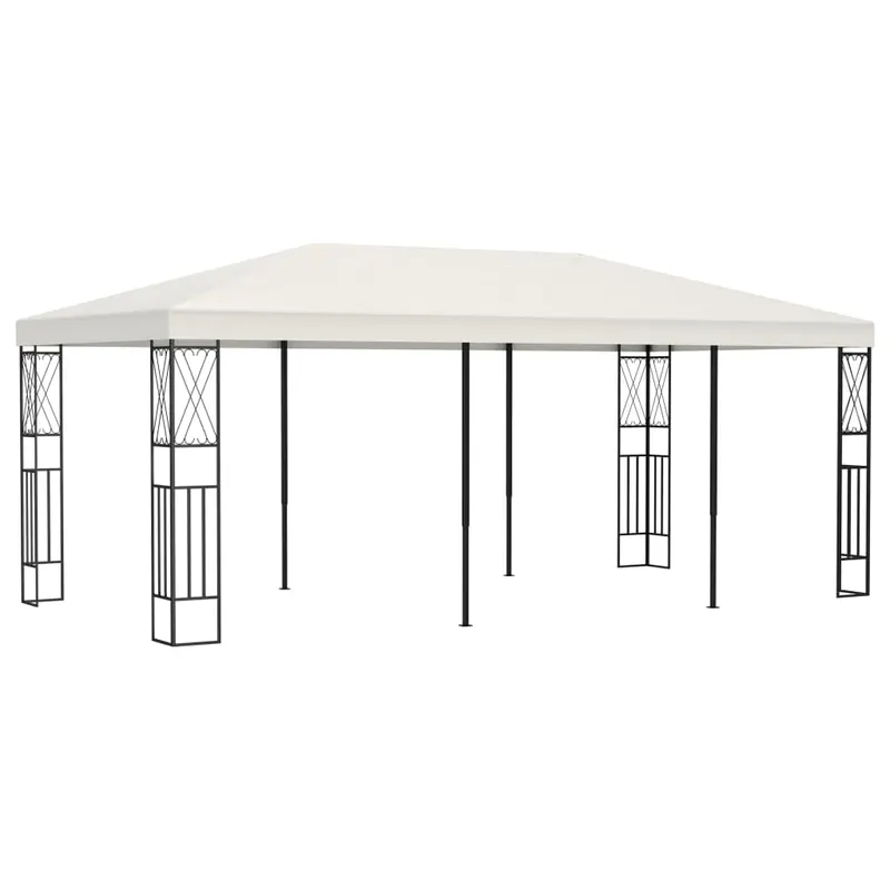 pavilion, crem, 3 x 6 m, material textil