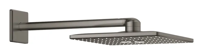 Dus fix Grohe 26479AL0, Rainshower 310 Cube, pe perete, 2 functii, 310 mm, necesita valva, mat, grafit