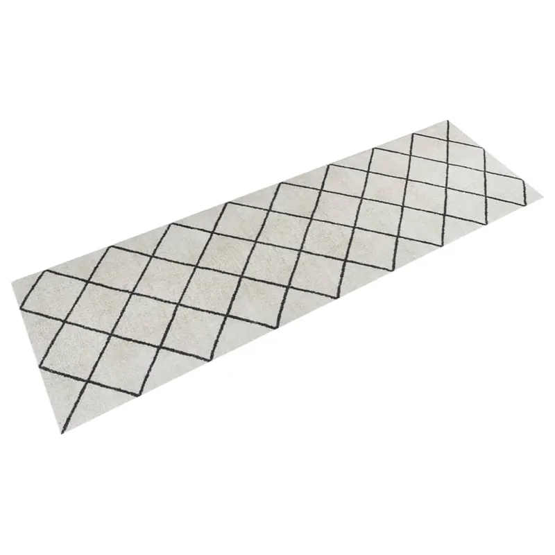 covor de bucatarie lavabil square, 60x180cm, catifea