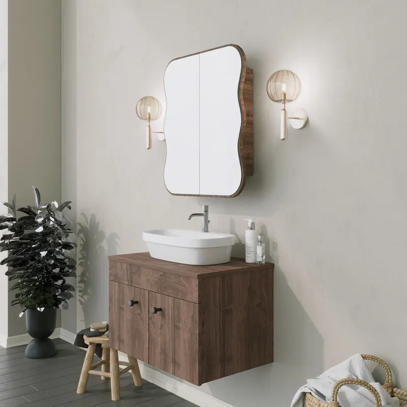 Dulap de baie Day Dream, Diverse culori - Nuc