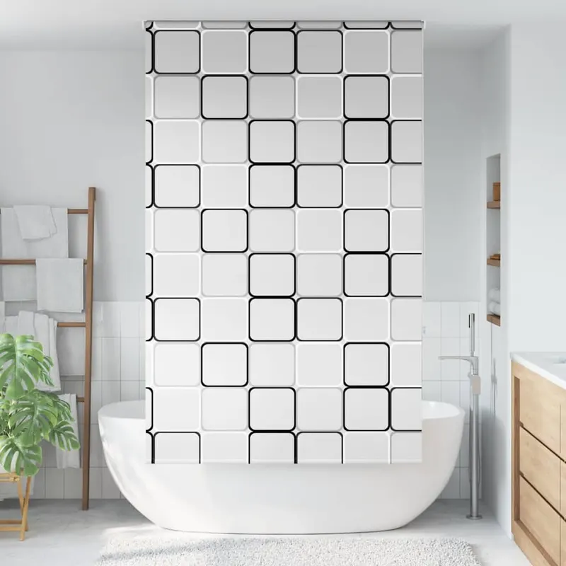 jaluza cu rola de dus 130x240 cm latime material 126 cm