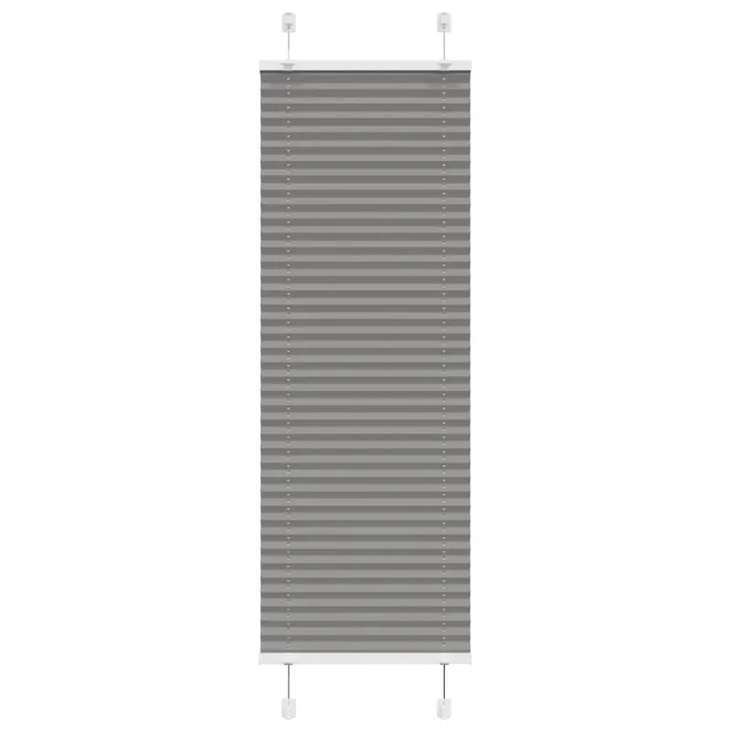 jaluza plisata antracit 45x150 cm latime tesatura 44,4 cm