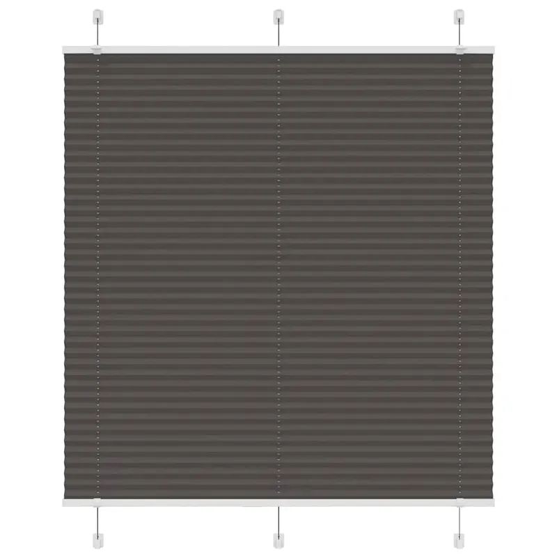 jaluza plisata negru 120x100 cm latime tesatura 119,4 cm