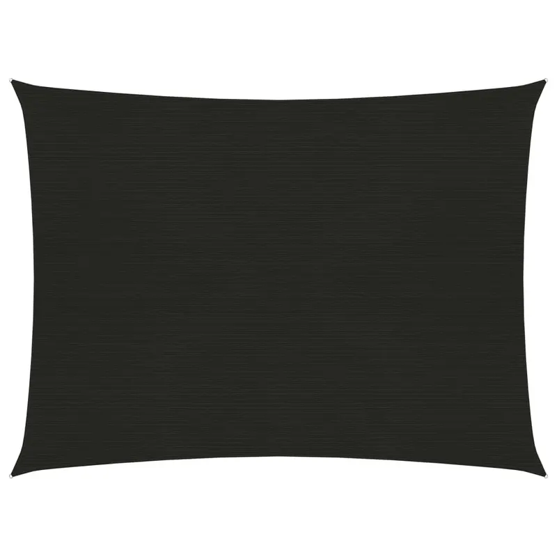 panza parasolar, negru, 2x3 m, hdpe, 160 g/m2