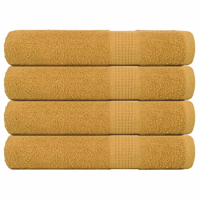 prosoape 4 buc aur 100x200 cm 360 g/m2 100% bumbac
