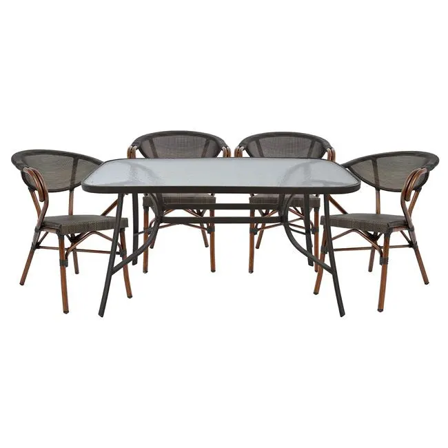 Set masa si scaune PARMO 140x80x72 cm