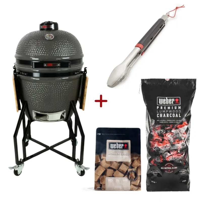 Gratar Kamado Original Large - Starter Pack Grill Guru