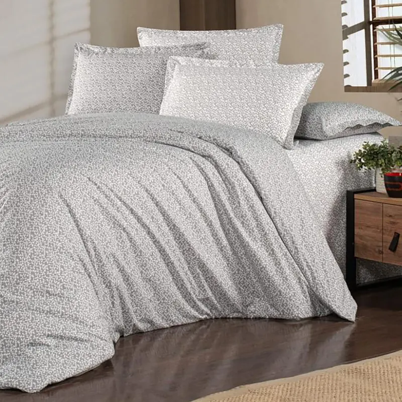Lenjerie de pat ranforce clasy king size (rnf_37)