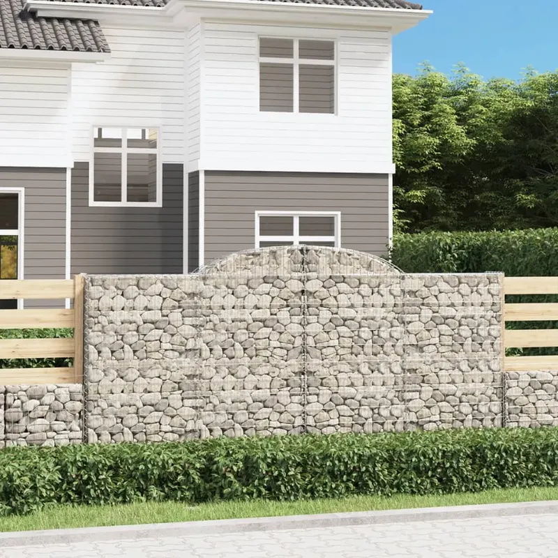 cos gabion arcuit, 300x50x140/160 cm, fier galvanizat