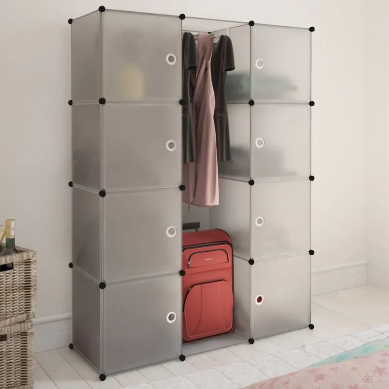 dulap modular cu 9 compartimente, 37 x 115 x 150 cm, alb