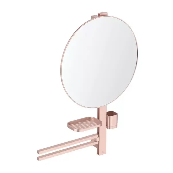 Set accesorii pentru lavoar Ideal Standard Alu+ rose mat din aluminiu