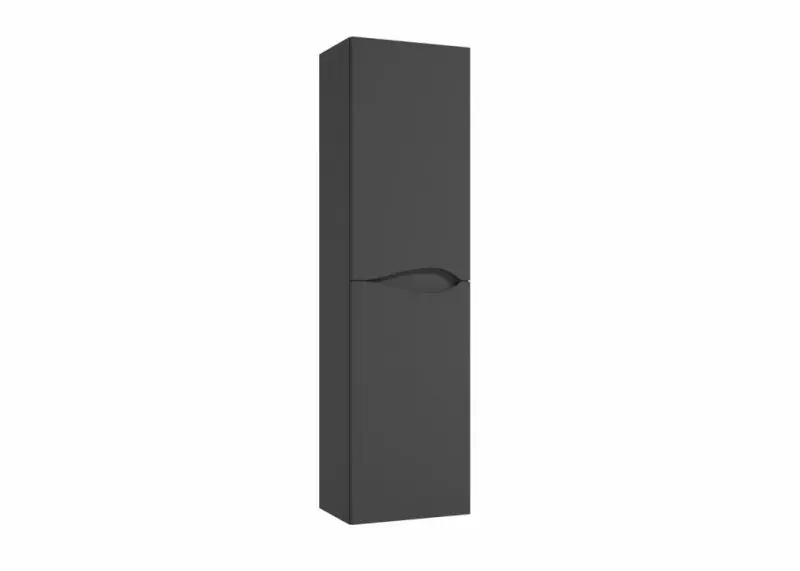 Dulap coloana Defra Murcia, 150 x 41 x 29 cm, usa, mat, grafit, 144-C-04014
