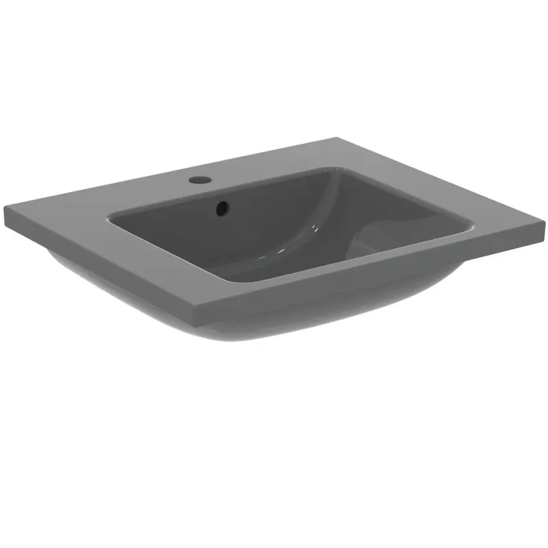 Lavoar suspendat gri lucios 60 cm Ideal Standard i.Life B