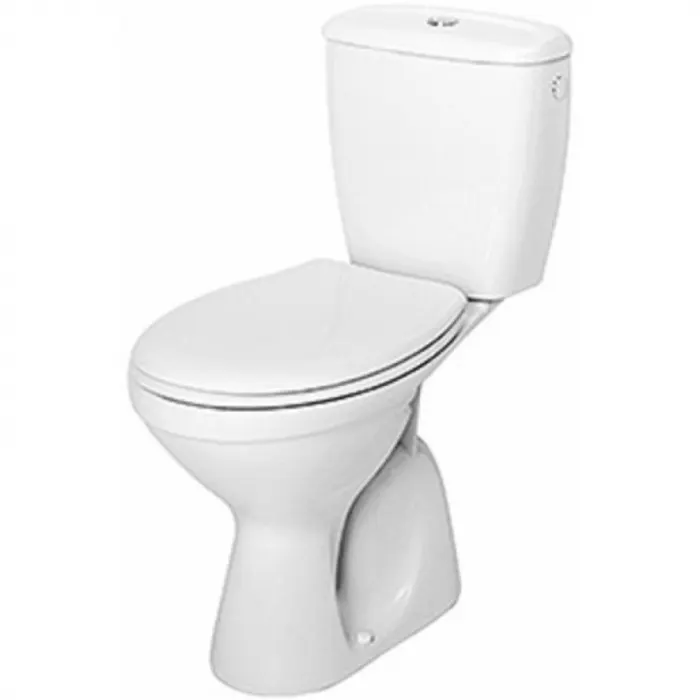 Set vas wc stativ, alb lucios, capac soft close si rezervor inclus, Kolo Idol