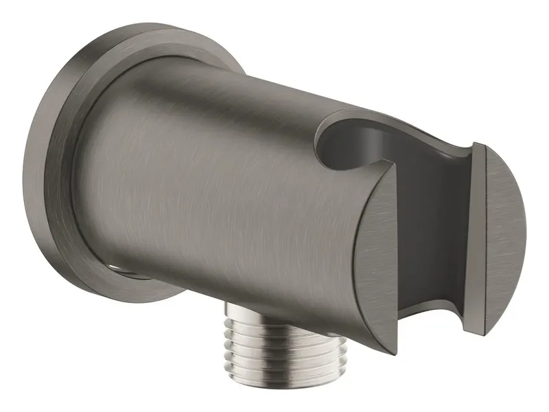 Cot iesire dus Grohe 26658AL0, Rainshower, 1 2 x 1 2 , suport para, mat, grafit