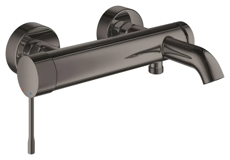Baterie cada Grohe 33624A01, New Essence, 1 2 , monocomanda, cartus ceramic, diverter, protectie reflux, lucios, grafit