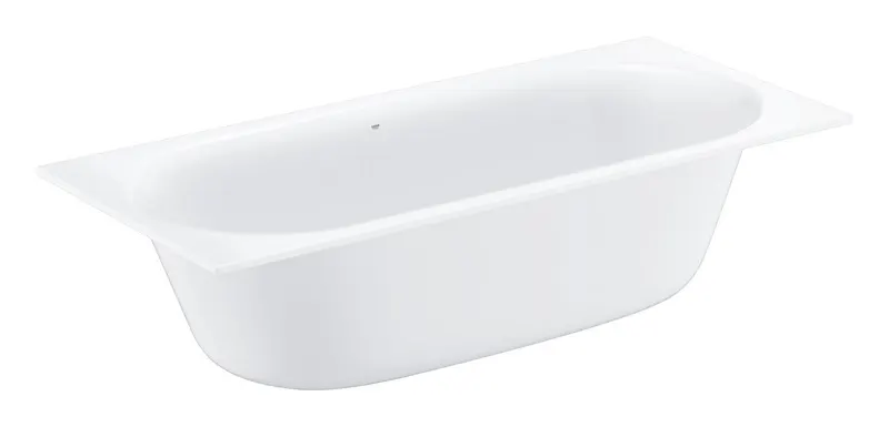 Cada din ceramica Grohe 3962000H, Essence, incastrata, 180 x 80 x 45 cm, preaplin, cadru otel, fara set instalare, alb