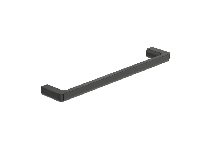 Bara prosop Roca A817029CN0, Tempo, tip instalare pe perete, numar orificii instalare 2, elemente fixare ascunse, negru
